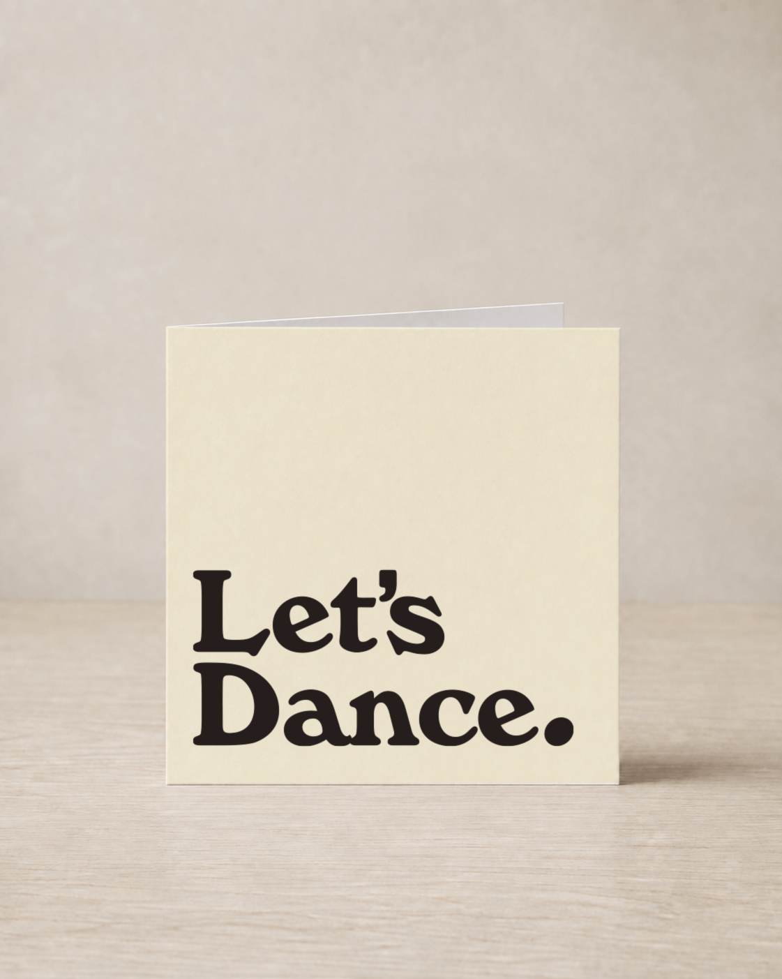 Let's Dance greeting card, From the 80s With Love