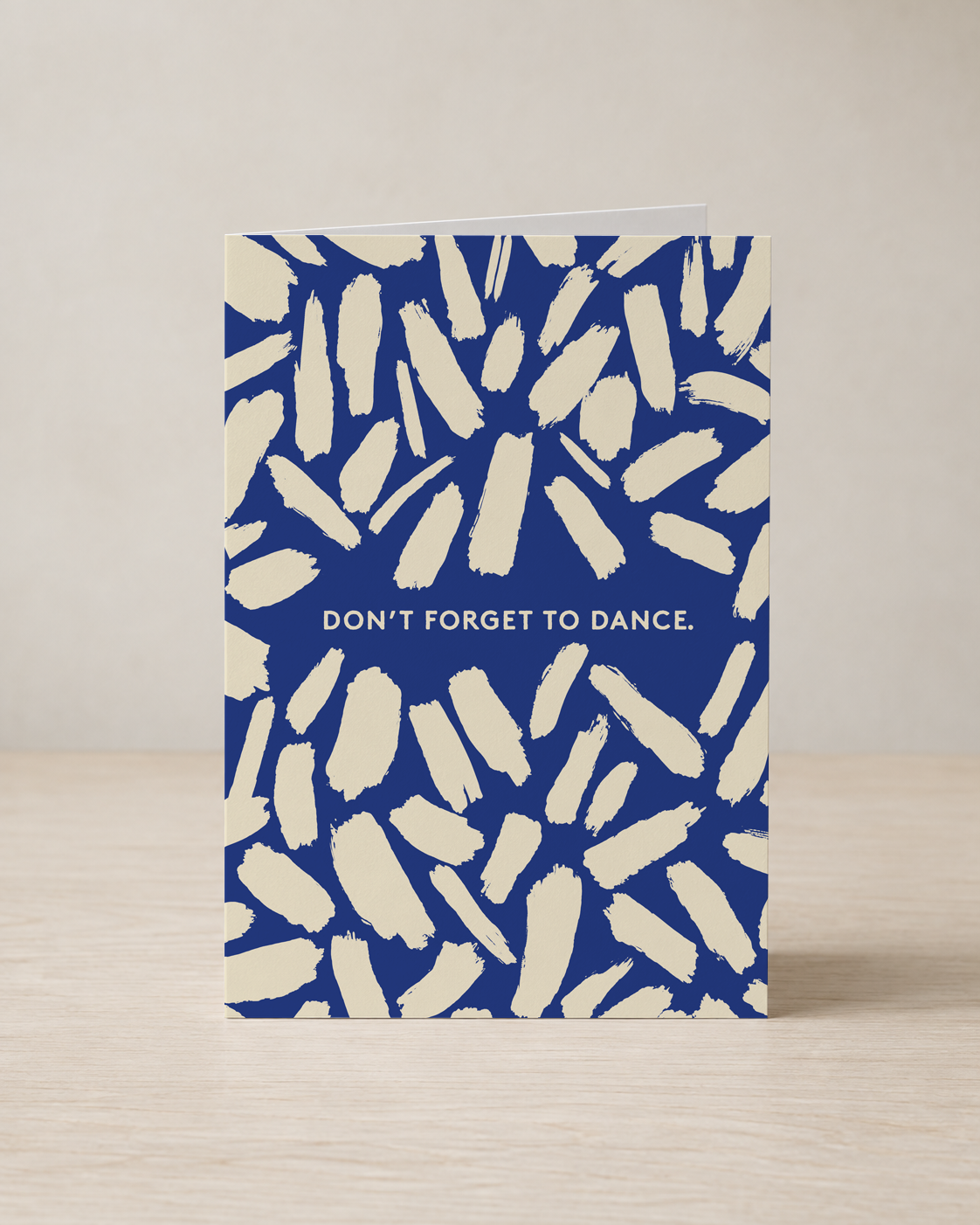 Don't Forget to Dance greeting card, Delux Series