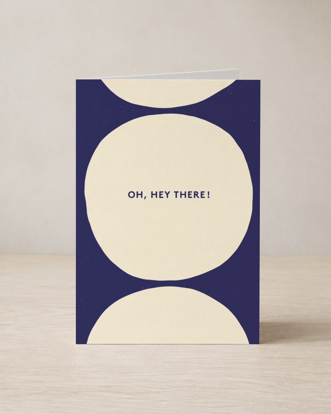 Oh Hey There! greeting card, Delux Series